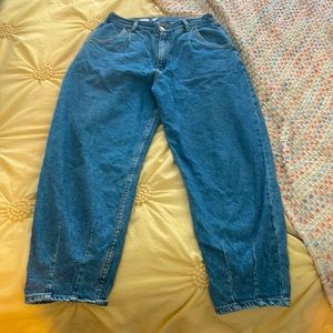 Bershka denim jeans ballon cut